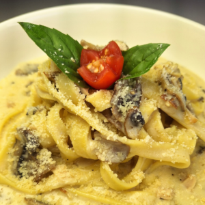 Pasta en Salsa Alfredo